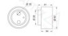 AUTEX 642070 Tensioner Pulley, timing belt